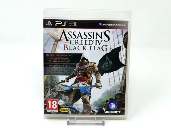 Portada de Assassin's Creed IV: Black Flag (Edición Especial) (ESP) para PlayStation 3, edición PAL España, de segunda mano