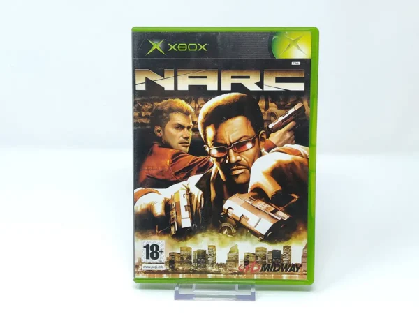 Portada de Narc (ESP) para XBOX, edición PAL España, de segunda mano