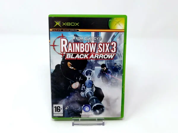 Portada de Tom Clancy's Rainbow Six 3: Black Arrow (FRA) para XBOX, edición PAL Francia, de segunda mano