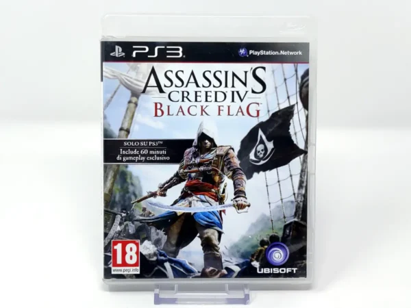 Portada de Assassin's Creed IV: Black Flag (ITA) (Rebajado) para PlayStation 3, edición PAL Italia, de segunda mano