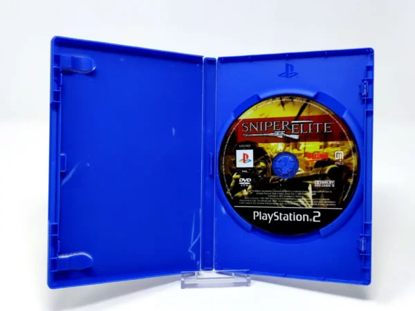 Interior del juego Sniper Elite (ESP) (Rebajado) para PlayStation 2 con disco y manual
