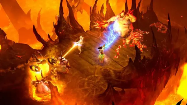 Lateral de la caja de Diablo III: Eternal Collection (ESP) para Nintendo Switch
