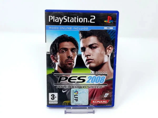 Portada de PES 2008: Pro Evolution Soccer (ESP) para PlayStation 2, edición PAL España, de segunda mano