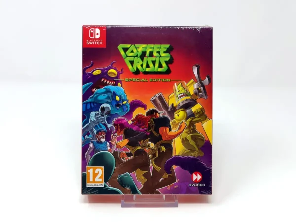 Portada de Coffee Crisis: Special Edition (ESP) (Precintado) para Nintendo Switch, edición PAL España, nuevo
