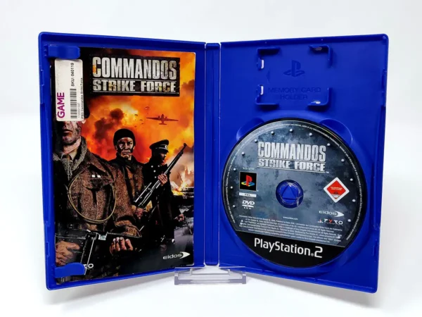 Interior del juego Commandos: Strike Force (ESP) (Rebajado) para PlayStation 2 con disco y manual