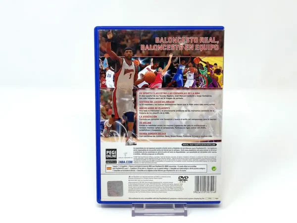 Parte trasera de NBA 2K8 (ESP) (Rebajado) para PlayStation 2, edición PAL España