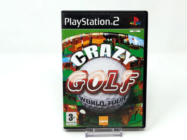 Portada de Crazy Golf: World Tour (ESP) para PlayStation 2, edición PAL España, de segunda mano