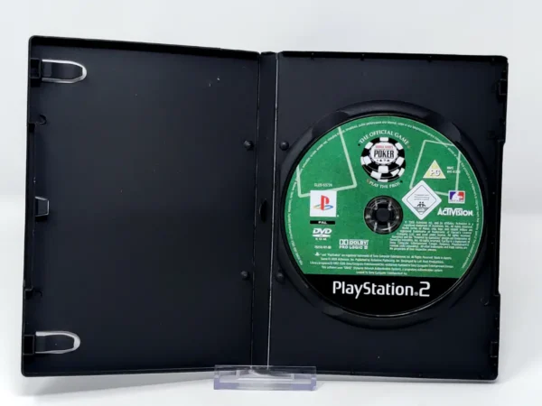 Interior del juego World Series of Poker (ITA) (Rebajado) para PlayStation 2 con disco y manual