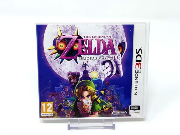 Portada de The Legend of Zelda: Majora's Mask 3D (ESP) para Nintendo 3DS, edición PAL España, de segunda mano