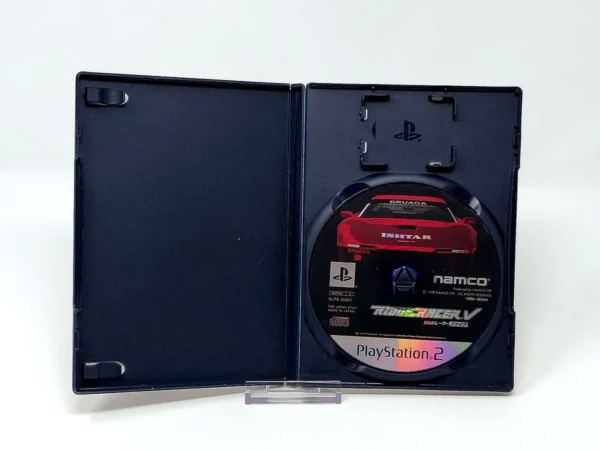 Interior del juego Ridge Racer V (JAP) (Rebajado) para PlayStation 2 con disco y manual