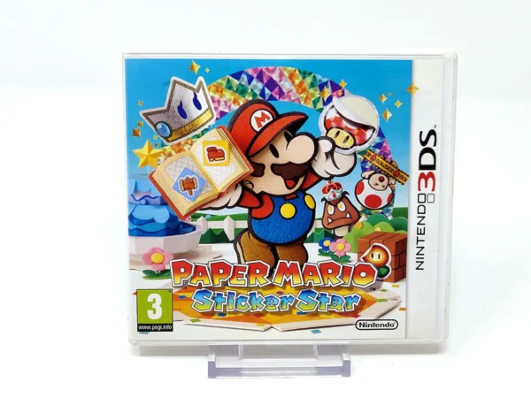 Portada de Paper Mario: Sticker Star (ESP) para Nintendo 3DS, edición PAL España, de segunda mano