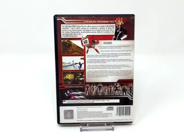 Parte trasera de Iridium Runners (UK) (Rebajado) para PlayStation 2, edición PAL UK