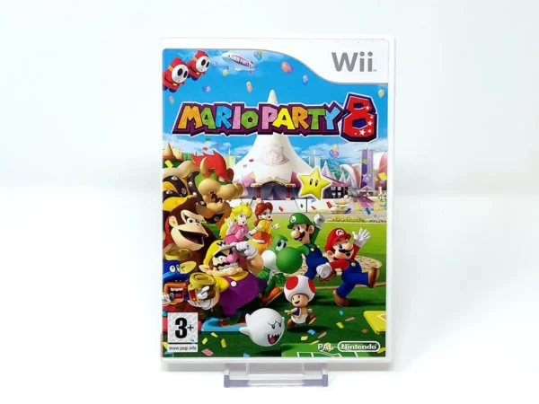 Portada de Mario Party 8 (ESP) para Nintendo Wii, edición PAL España, de segunda mano