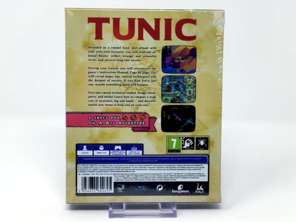 Parte trasera de Tunic (ESP) (Precintado) para PlayStation 4, edición PAL España
