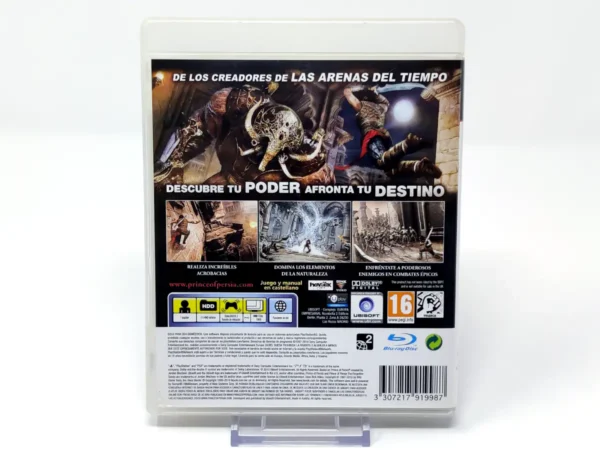 Parte trasera de Prince of Persia: Las Arenas Olvidadas (Edición Especial) (ESP) para PlayStation 3, edición PAL España