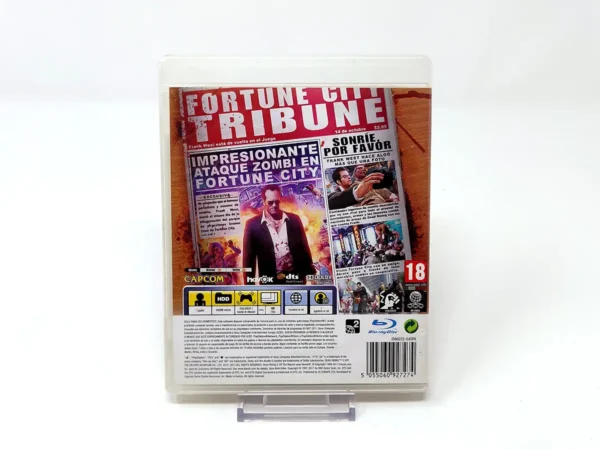 Parte trasera de Dead Rising 2: Off the Record (ESP) para PlayStation 3, edición PAL España