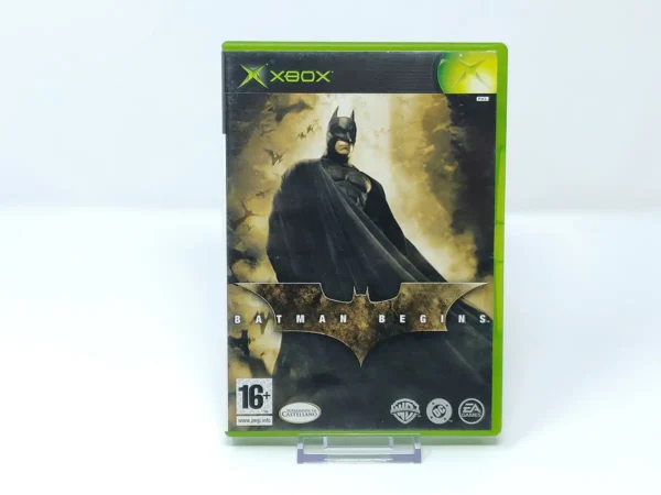 Portada de Batman Begins (ESP) para XBOX, edición PAL España, de segunda mano