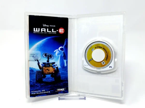 Interior del juego Disney/Pixar WALL-E (ESP) (Essentials) para PSP con disco y manual