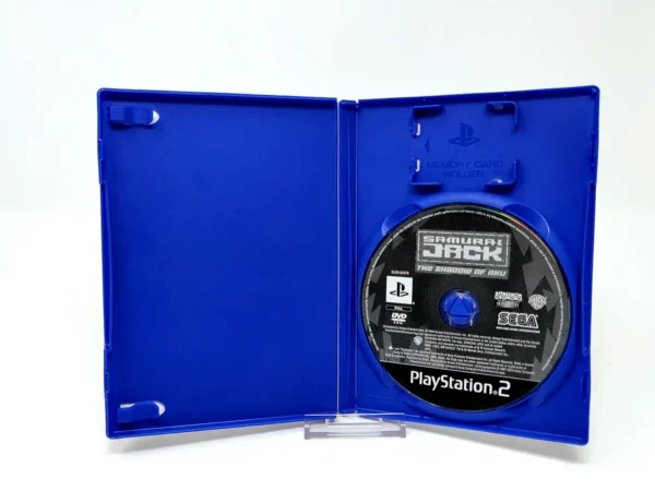 Interior del juego Samurai Jack: The Shadow of Aku (FRA) (Rebajado) para PlayStation 2 con disco y manual