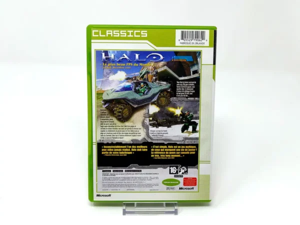 Parte trasera de Halo: Combat Evolved (FRA) (Classics) para XBOX, edición PAL Francia