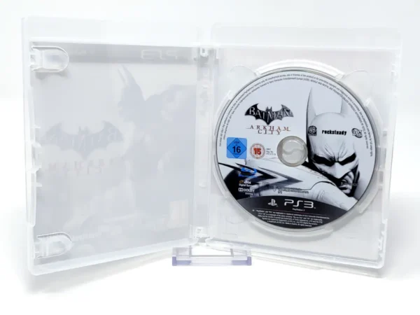 Interior del juego Batman: Arkham City (ESP) (Rebajado) para PlayStation 3 con disco y manual