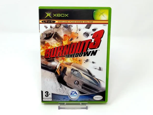 Portada de Burnout 3: Takedown (ESP) para XBOX, edición PAL España, de segunda mano