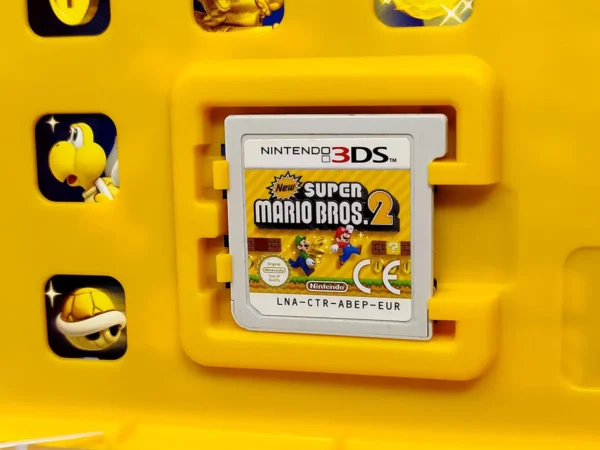Lateral de la caja de New Super Mario Bros. 2 (ESP) para Nintendo 3DS