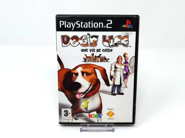 Portada de Dog's Life (FRA) para PlayStation 2, edición PAL Francia, de segunda mano