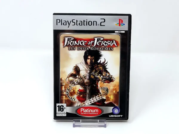 Portada de Prince of Persia: Les Deux Royaumes (FRA) (Platinum) para PlayStation 2, edición PAL Francia, de segunda mano