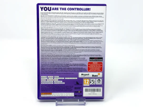 Parte trasera de Kinect Sports (ESP) (Bundle Copy) para XBOX 360, edición PAL España