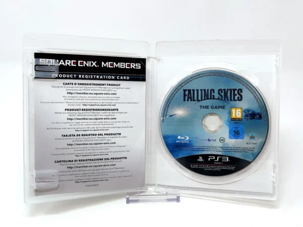 Interior del juego Falling Skies: The Game (ESP) para PlayStation 3 con disco y manual