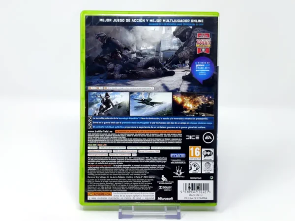 Parte trasera de Battlefield 3 (ESP) (Rebajado) para XBOX 360, edición PAL España