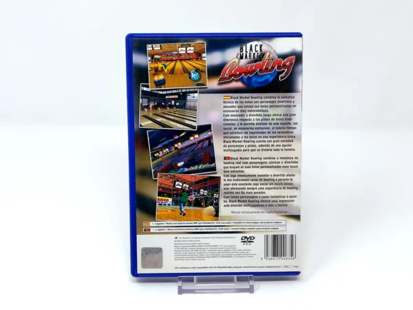 Parte trasera de Black Market Bowling (ESP) (Rebajado) para PlayStation 2, edición PAL España