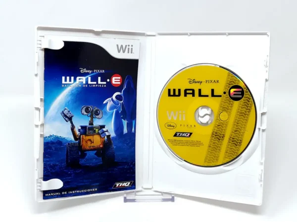 Interior del juego Disney/Pixar WALL-E (ESP) para Nintendo Wii con disco y manual