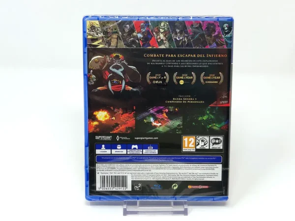 Parte trasera de Hades (ESP) (Precintado) para PlayStation 4, edición PAL España