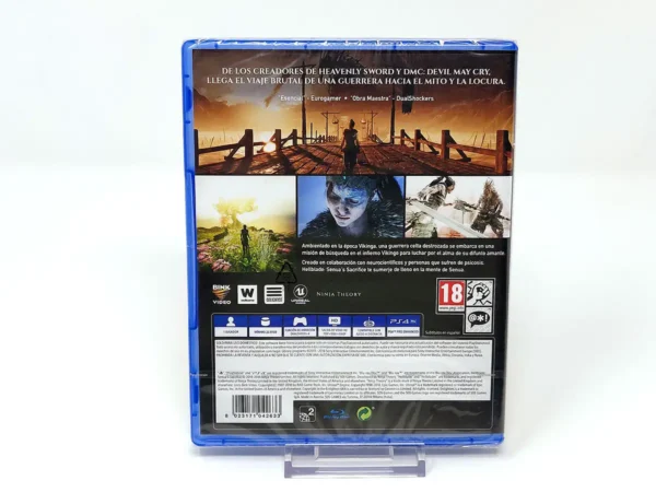 Parte trasera de Hellblade: Senua’s Sacrifice (ESP) (Precintado) para PlayStation 4, edición PAL España