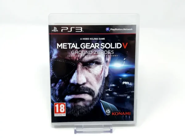 Portada de Metal Gear Solid V: Ground Zeroes (ESP) para PlayStation 3, edición PAL España, de segunda mano
