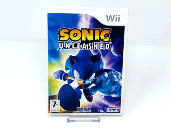 Portada de Sonic Unleashed (ESP) para Nintendo Wii, edición PAL España, de segunda mano