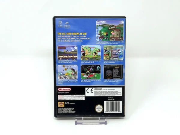 Parte trasera de Super Smash Bros. Melee (UK) (Rebajado) para Nintendo GameCube, edición PAL UK