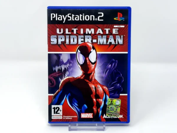 Portada de Ultimate Spider-Man (ITA) para PlayStation 2, edición PAL Italia, de segunda mano