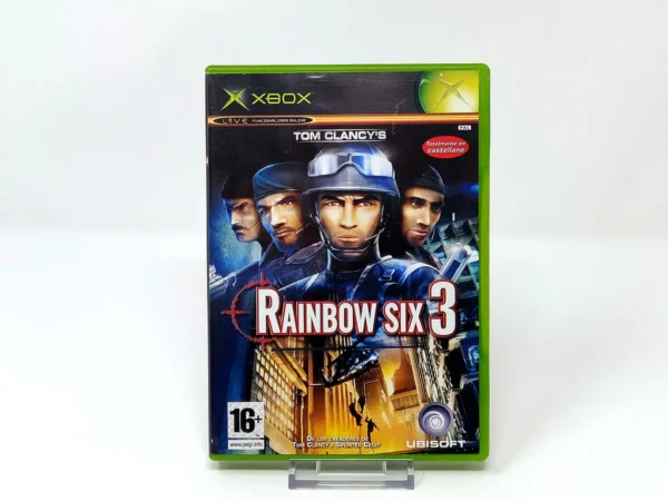 Portada de Tom Clancy's Rainbow Six 3 (ESP) para XBOX, edición PAL España, de segunda mano