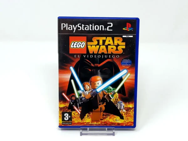 Portada de LEGO Star Wars: El videojuego (ESP) para PlayStation 2, edición PAL España, de segunda mano