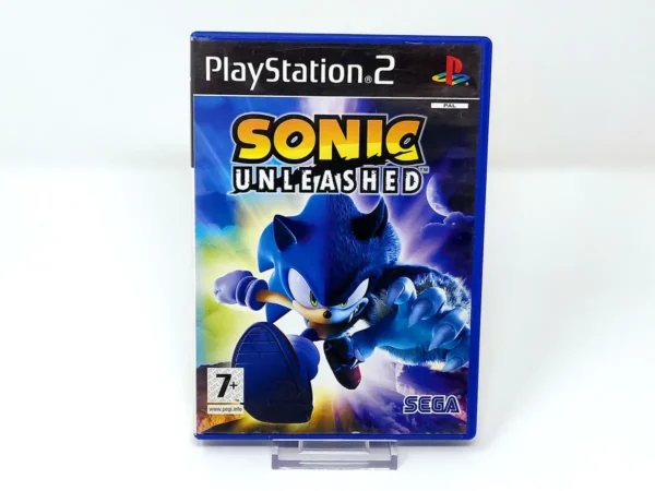 Portada de Sonic Unleashed (ESP) para PlayStation 2, edición PAL España, de segunda mano