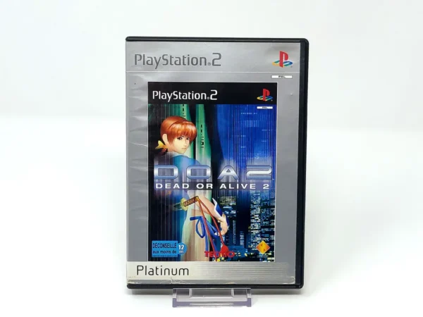 Portada de Dead or Alive 2 (FRA) (Platinum) (Rebajado) para PlayStation 2, edición PAL España, de segunda mano