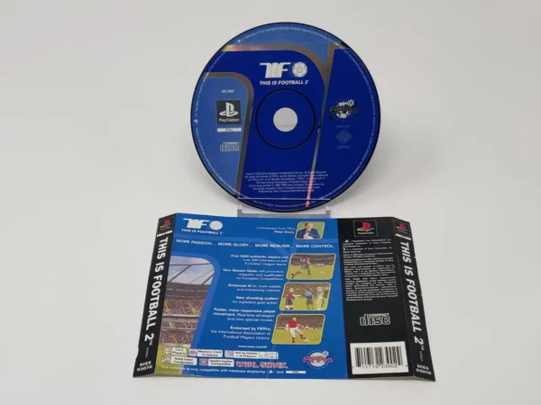 This Is Football 2 (UK) (Disco + Contraportada) para PlayStation 1, de segunda mano