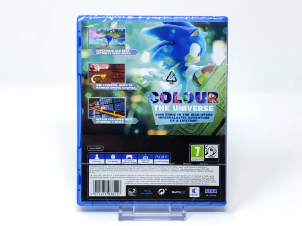 Parte trasera de Sonic Colours: Ultimate (UK) (Precintado) para PlayStation 4, edición PAL UK