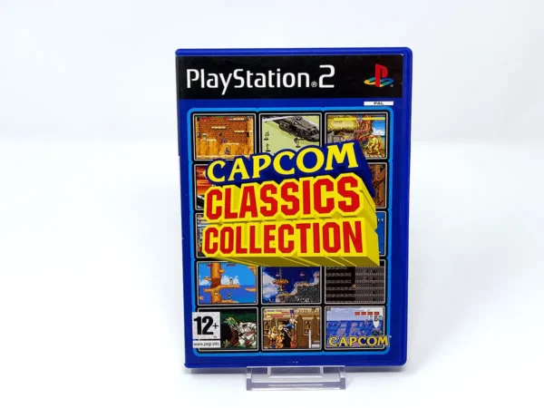 Portada de Capcom Classics Collection Vol. 1 (ESP) para PlayStation 2, edición PAL España, de segunda mano