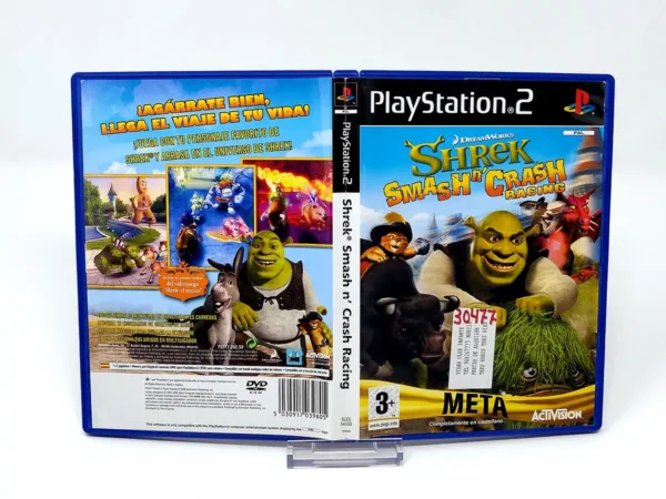 Shrek: Smash n' Crash Racing (ESP) (Carátula) (Rebajado) para PlayStation 2, edición PAL España, de segunda mano
