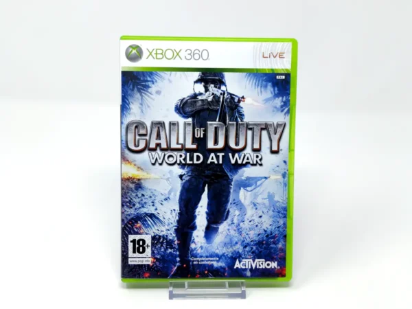 Portada de Call of Duty: World at War (ESP) para XBOX 360, edición PAL España, de segunda mano
