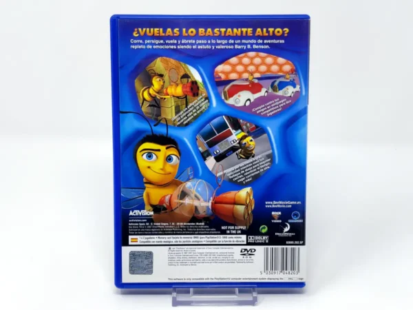 Parte trasera de Bee Movie Game (ESP) para PlayStation 2, edición PAL España